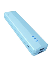 Iwalk 10400mAh Supreme Duo Power Bank, with Micro-USB Input, with Micro-USB Cable, UBS10400D, Blue