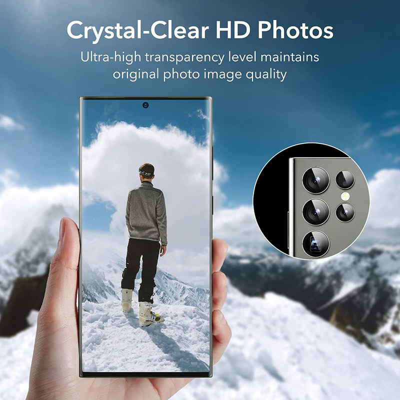 Esr Camera Lens Protectors for Samsung Galaxy S23 Ultra, Clear