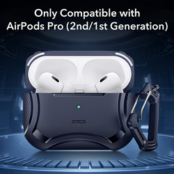 Esr Apple Airpods Pro (2022/2019) Cyber Armor Tough Case with Halo Lock, Navy Blue