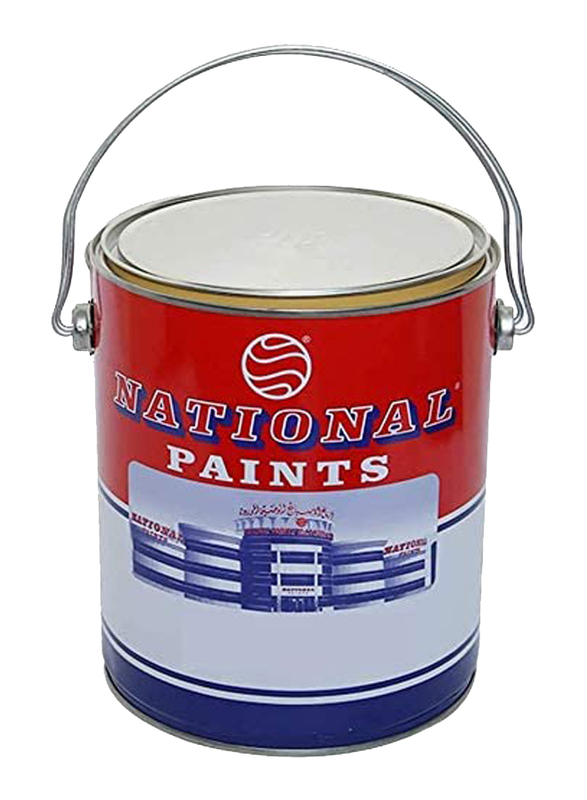 National Paints 3.6Ltr Plastic Emulsion, 802 Broken White