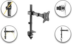 SH M0024T Tilt Wall Mount for 24-Inch TVs, Black