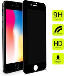 Apple iPhone 6S Anti Spy 9H Tempered Glass Edge to Edge Full Cover Screen Protector, Black