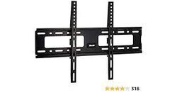 SH 65F Fixed Wall Mount for 32-80 Inch TVs, Black