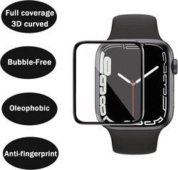 Talen Screen Protector Anti-Scratch Resistant for Apple iWatch Series 7 45mm, 3-Piece, Transparent