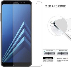 Samsung Galaxy A7 2018 Mobile Phone Tempered Glass Screen Protector, Clear