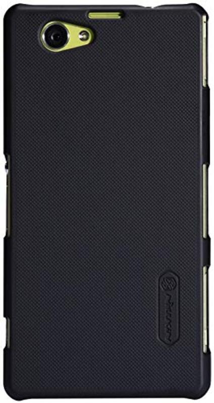Nillkin Frosted Shield Hard Case Cover for Sony Xperia Z1 Compact D5503 with Screen Protector, Black