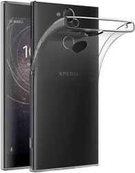 MaiJin Sony Xperia XA2 Soft TPU Rubber Gel Bumper Mobile Phone Case Cover, Transparent