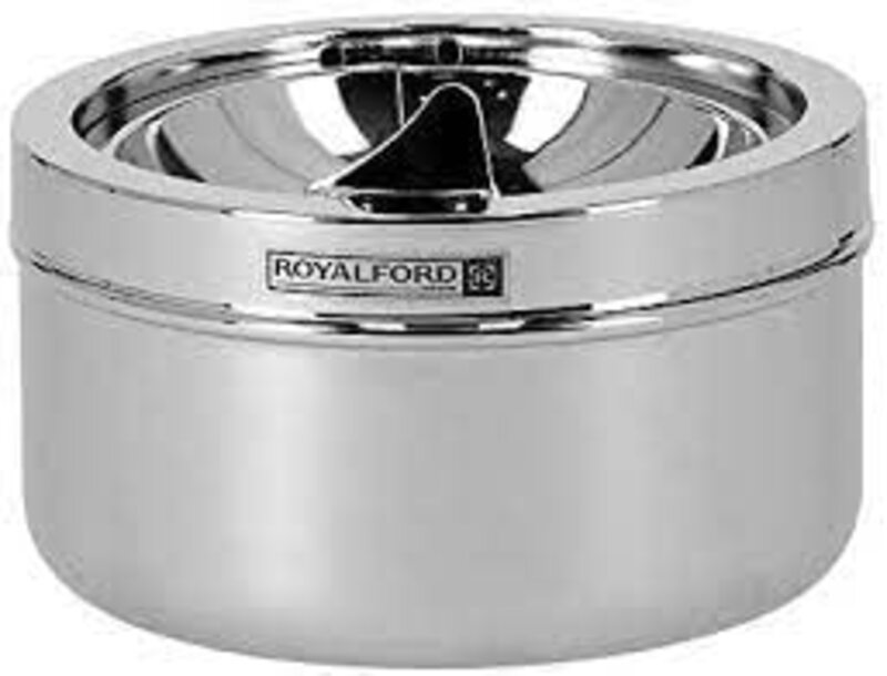 Royalford Metal Ashtray, Silver