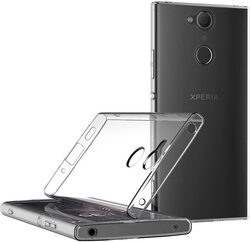MaiJin Sony Xperia XA2 Soft TPU Rubber Gel Bumper Mobile Phone Case Cover, Transparent