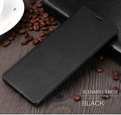 X-Level Samsung Galaxy S10 Lite Leather Flip Folding Back Protective Mobile Phone Case Cover, Black