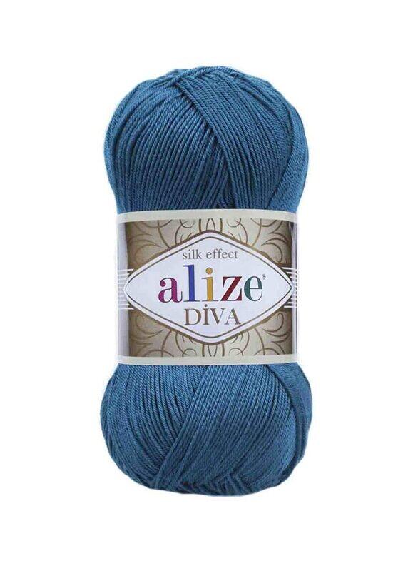 

Alize Diva Hand Knitting Yarn, Blue