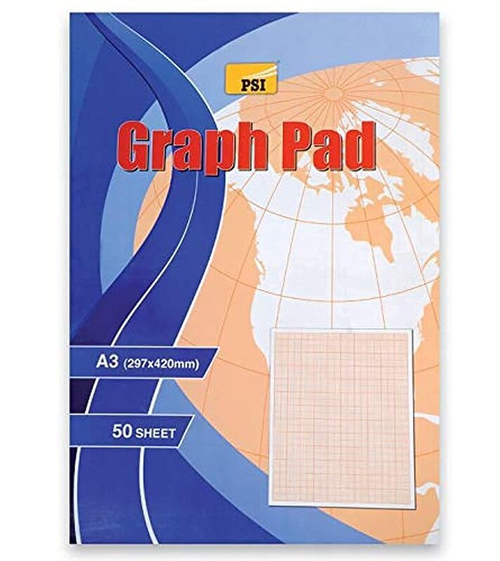PSI Graph Pad, 50 Sheets, A3 Size