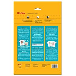 Kodak Light T-Shirt Transfer Paper, 5 Sheets, A4 Size