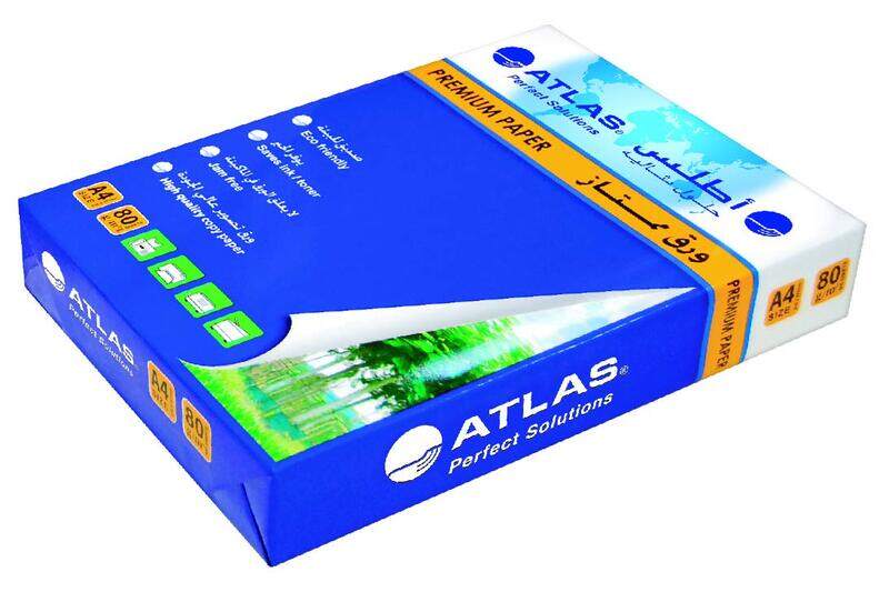 

Atlas Premium Copy Paper, 500 Sheets, 20 GSM, A4 Size