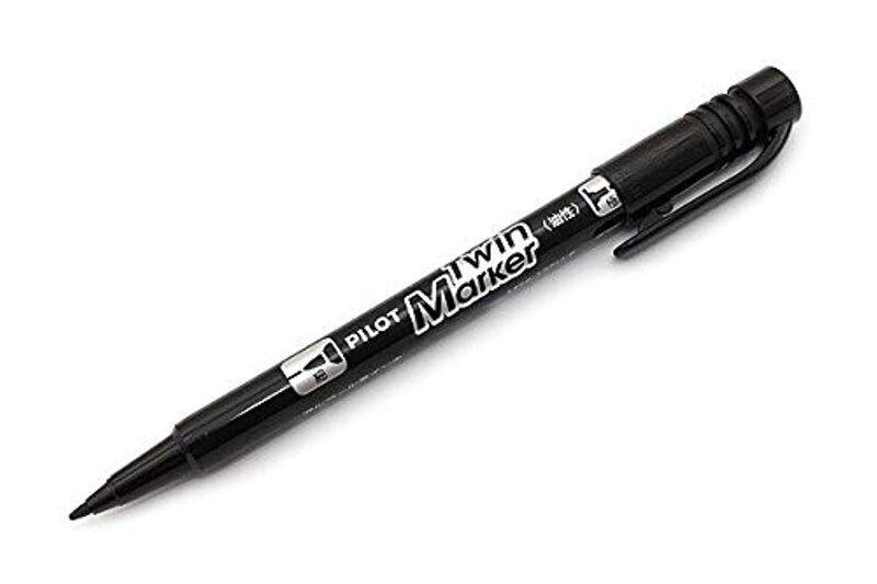 Pilot Twin Marker, Black