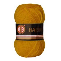 AB Hariri Crochet & Knitting Yarn, Yellow