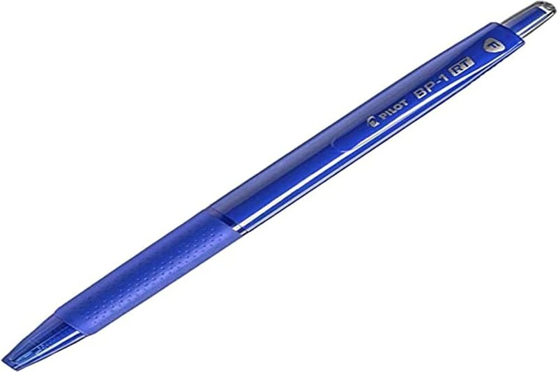 Pilot 12-Piece BP-1 Fine Ball Pen Set, Blue