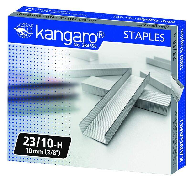 

Kangaro 1000-Pack 10mm 13/10-H Staples, Silver