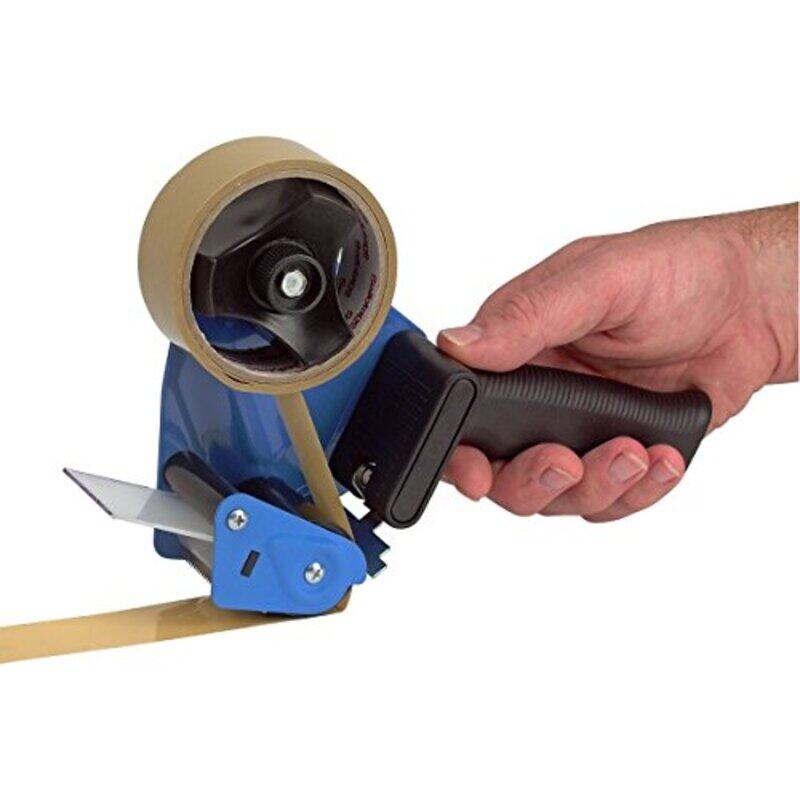 

Generic Adjustable Packing Tape Dispenser, Black/Blue