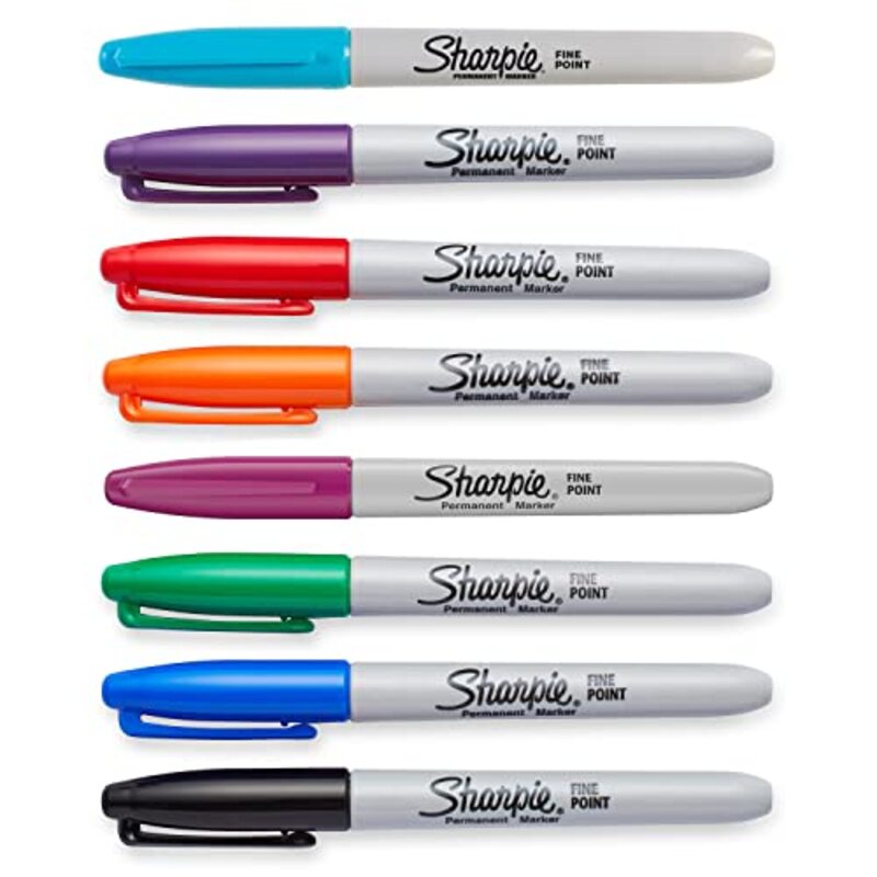 Sharpie 8-Piece Fine Point Permanent Marker Set, Assorted