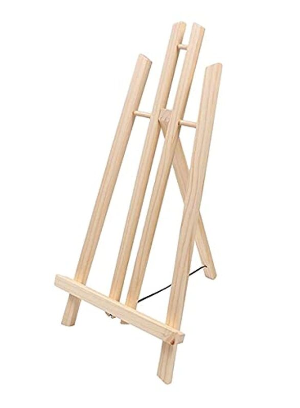 Daily Needs Wooden Easel Stand, 50cm, Beige