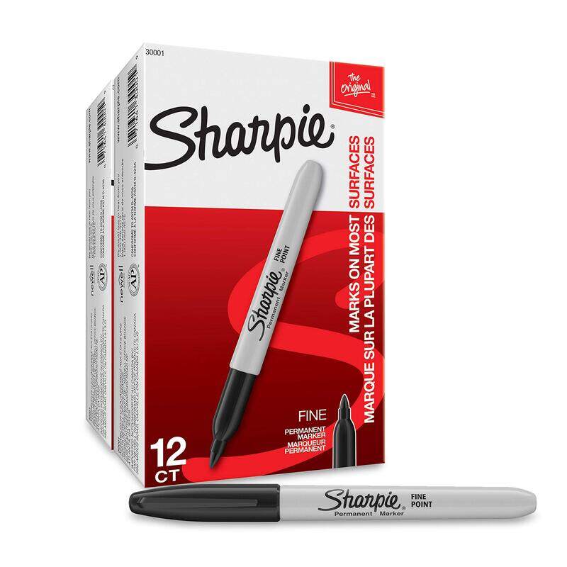 

Sharpie 24-Piece Fine Point Permanent Marker Set, Black
