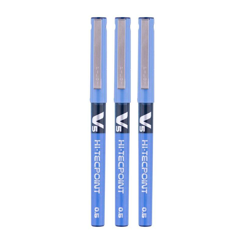 

Pilot 3-Piece V5 Liquid Ink Roller Ball Pen Set, 0.5mm, Blue