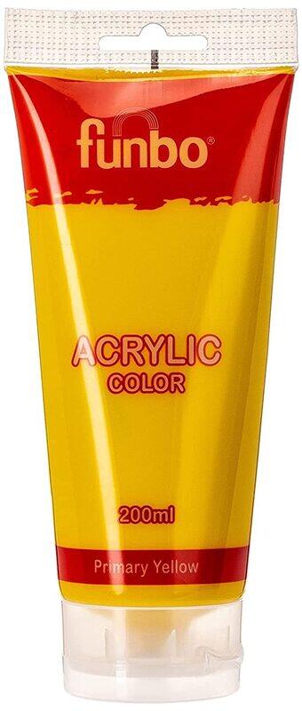 

Funbo Acrylic Tube, 200ml, Primary Yellow