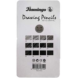 Flamingo Drawing Tin Pencil, Black