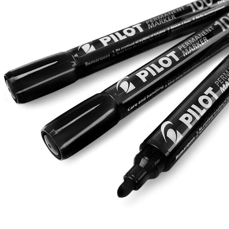 

Pilot 3-Piece Bullet Point Permanent Marker Set, 4.0mm, Black