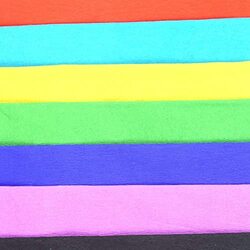 Daily Needs 10 Sheets Crepe Paper For Birthday Party Wedding, 50 x 200cm, Multicolour