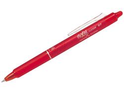 Pilot Frixion Clicker Erasable Pen, 0.7mm, Red