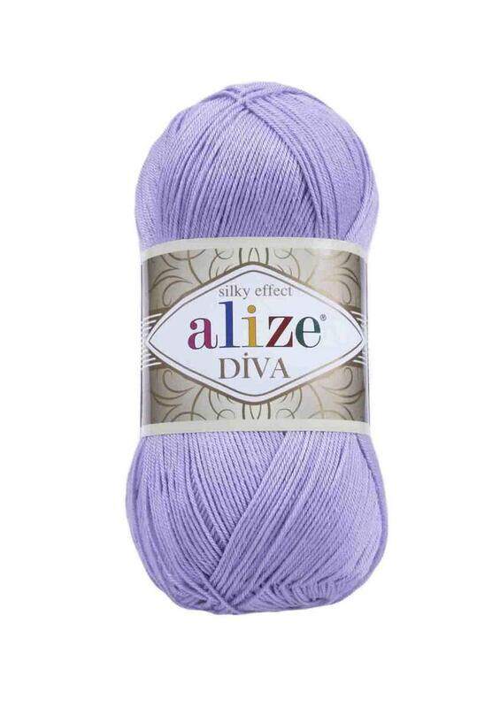 

Alize No.158 Diva Hand Knitting Yarn, Lavender