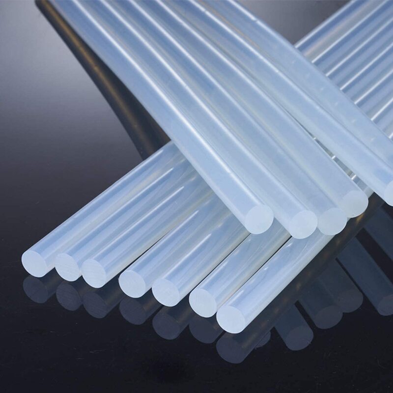 Daily Needs Glue Stick 11mm Thickness, 30cm, 10 Pieces, Clear