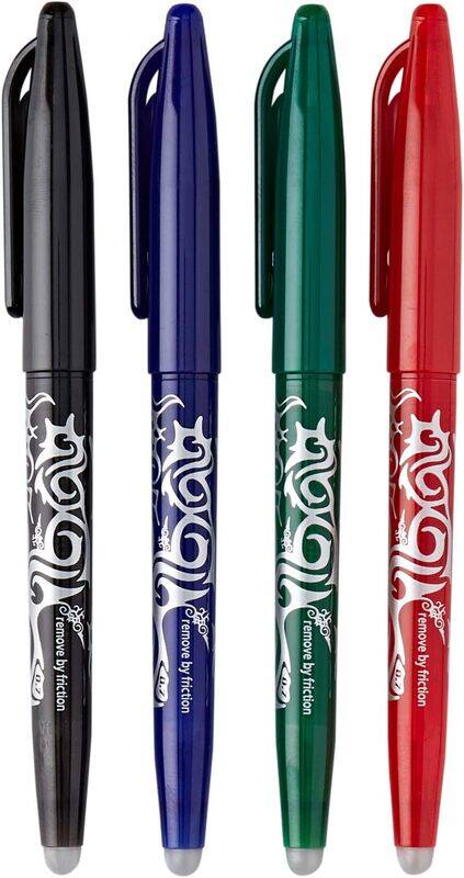 

Pilot 4-Piece Frixion Erasable Rollerball Pen Set, 0.4mm, Assorted