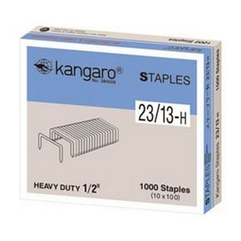 

Kangaro 10-Piece Staples 23/13-H Set, Silver