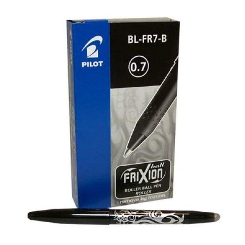 Pilot 12-Piece Frixion Erasable Pen Set, 0.7mm, Black