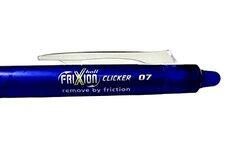 Pilot Frixion Clicker Retractable Erasable Rollerball Pen, 0.7mm, Blue