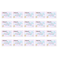 REXEL 20-Piece Staples No.26/6 56 -1000 Set, Silver