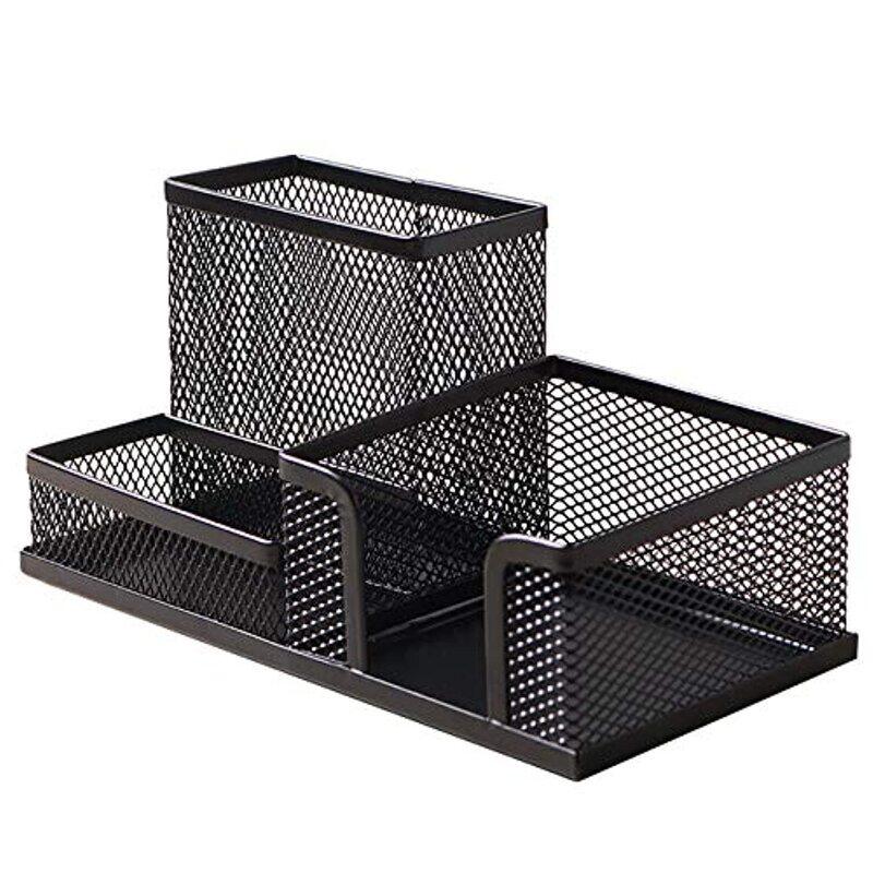 

Generic Metal Mesh Desk Organizer, Black