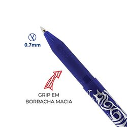 Pilot Frixion Erasable Rollerball Pen, 0.7mm, Blue