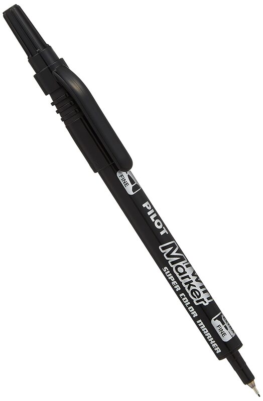 Pilot Twin Permanent Marker, Black