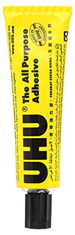 UHU All-Purpose Glue, 35ml, Yellow