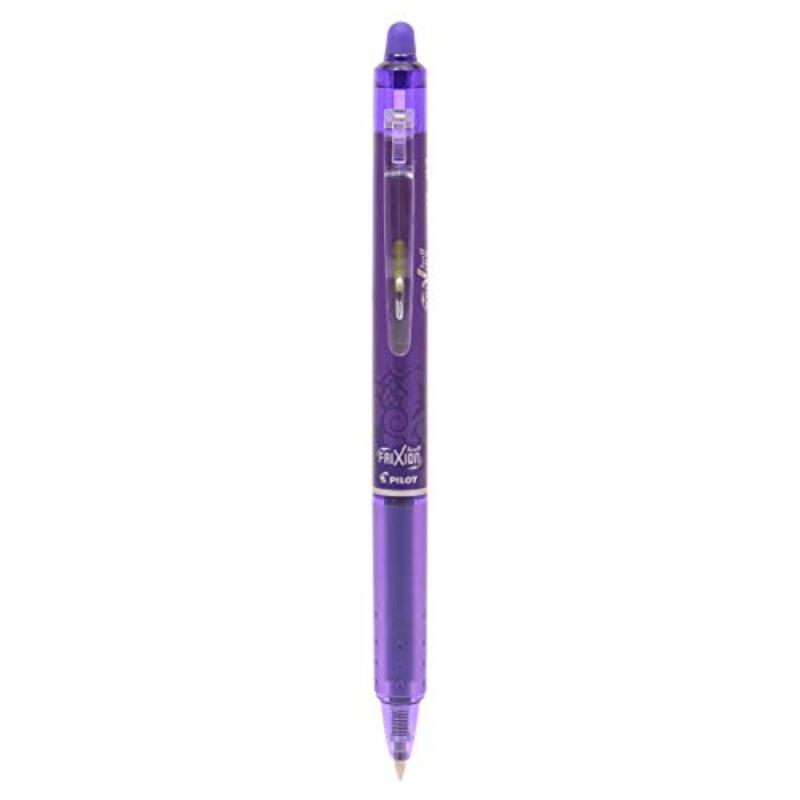 Pilot Frixion Clicker Rollerball Pen, Purple