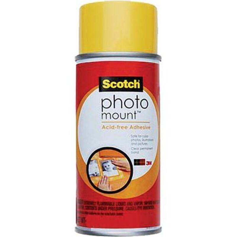 3M Scotch Photo Mount Adhesive Spray, Clear