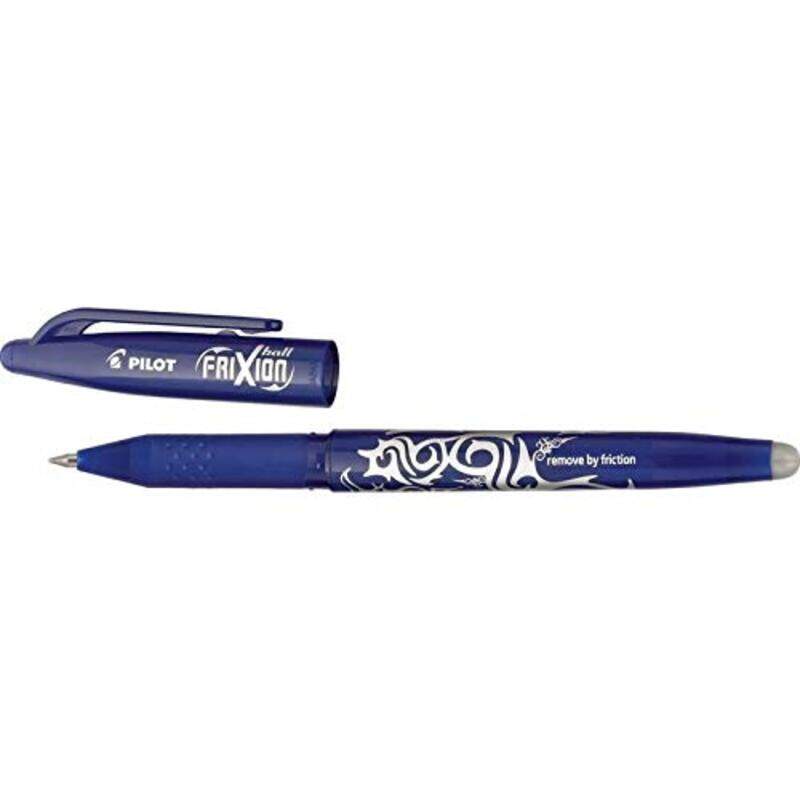 Pilot Frixion Ball Erasable Gel Pen, 0.7mm, Blue