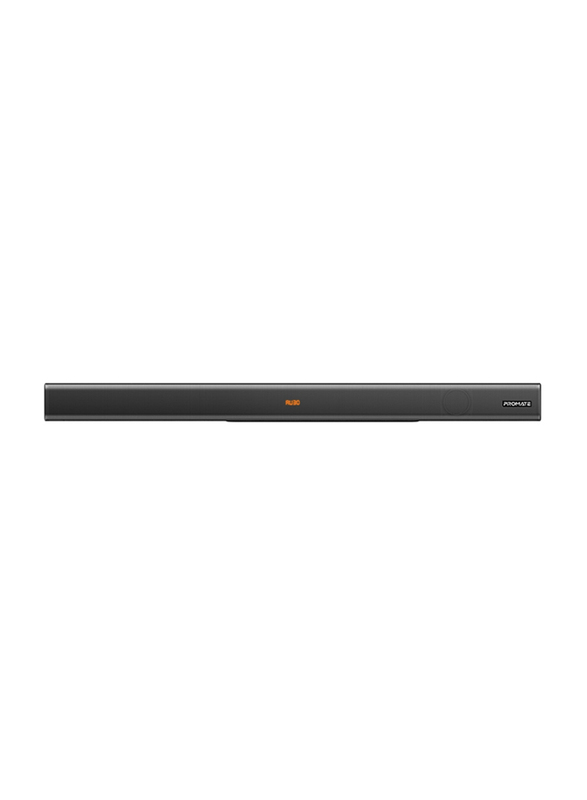 Promate StreamBar-60 with 60W Sound bar Plus 28W Subwoofer Multipoint Pairing and Remote Control Speaker, Black