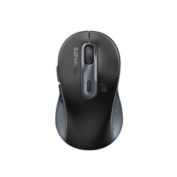 Promate Wireless Mouse, Ergonomic Ambidextrous Wireless Mice with Dual Mode Connectivity, Bluetooth v5.3, 2.4Ghz Transmission, Adjustable 1600DPI, 150H Working Time for MacBook Air, Dell XPS 13, Asus