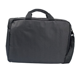 Promate Gear-MB Messenger Bag with Water-Resistance for 15.6-Inch Laptops, Black