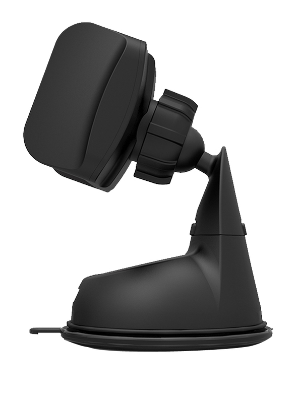 Promate Mount-2 Car Holder, Car Mount Holder for Smartphone and GPS, Black